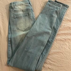 NVGTN light wash jeans. Never worn. Size XS.